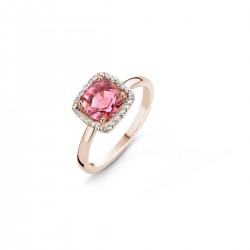 Ring One More met Roze Tourmalijn - 114715