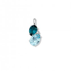 Hanger 18 karaat met topaas - 116382