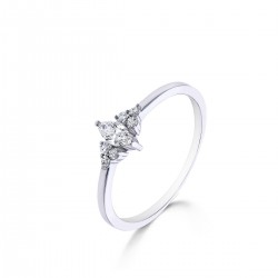 Ring 18 karaat met diamanten - 115583