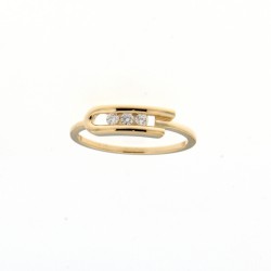 Ring 18 karaat met diamant - 114843