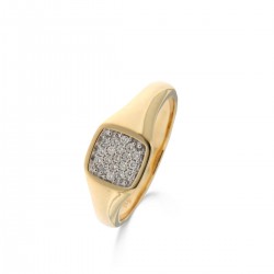 Ring 18 karaat met diamant - 115528