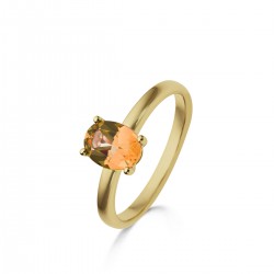 Ring 18kt. met citrien - 114723