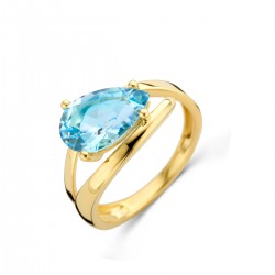 Ring 18 karaat met topaas - 116368
