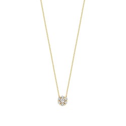 Halsketting Blush met zirconium stenen. - 116536