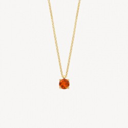 Blush ketting met madera citrien - 118236