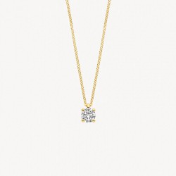 Blush ketting met lab grown diamant - 118240