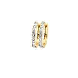 Blush oorbellen met zirconium stenen - 115510