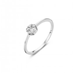 Ring 18 karaat met diamanten briljant geslepen - 115589