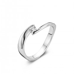 Ring solitair 18 karaat met diamant - 114624