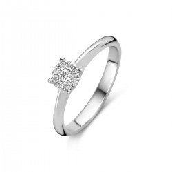 Ring 18 karaat met diamant, briljant geslepen - 116407