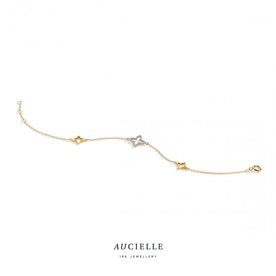 Aucielle armband 18 cm ster D 0.45ct - 120235