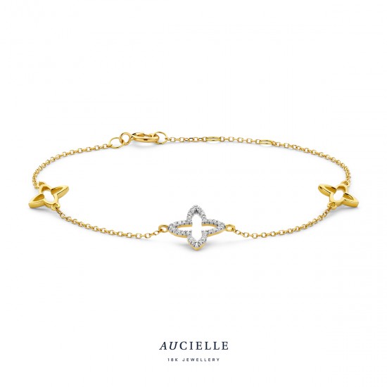 Aucielle armband 18 cm ster D 0.45ct - 120235