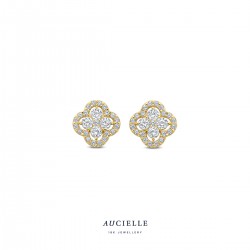 oorbellen Aucielle zirconium bloem - 120081