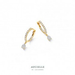 Aucielle oorbellen creool LGD 0.600ct - 121391
