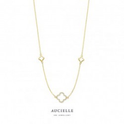 Aucielle ketting bloem 0.65ct - 120693