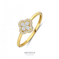 Ring Aucielle zirconium klaver - 120076