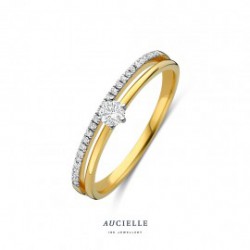 Aucielle ring nat diamant 0.194ct - 120170