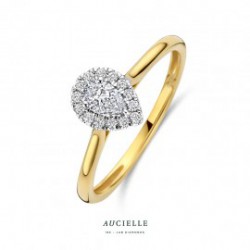 Aucielle ring entourage peer LGD 0.285ct - 120713