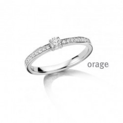 Orage Ring solitaire met zijstenen LGD 0.30ct - 121467