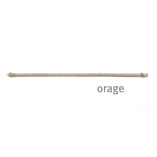 Orage armband riviere verguld - 121545