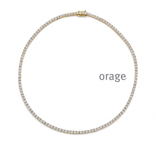 Orage ketting riviere verguld - 121546