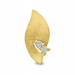Hanger 18 karaat met zirconium - 118005