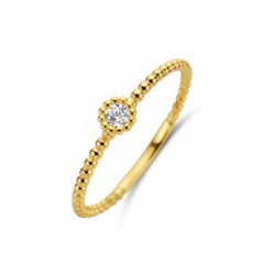 Ring 18 karaat met zirconium stenen - 115660
