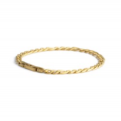 5mm Figaro armband met goudkleurige afwerking - 119723