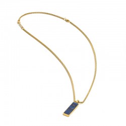 Halsketting Gemini galli gold blue - 121023
